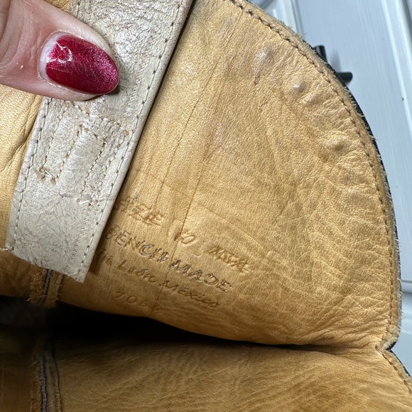 Bed|Stu Cobbler Series Women’s Handcrafted Leather Cowboy Boots Goodyear Welt - Picture 11 of 11